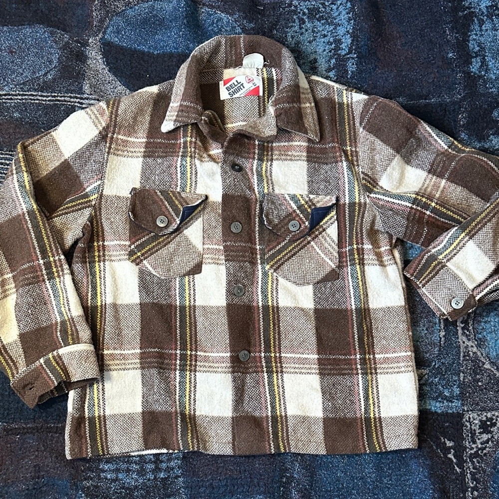Vintage Bell Wool Shirt Jacket
